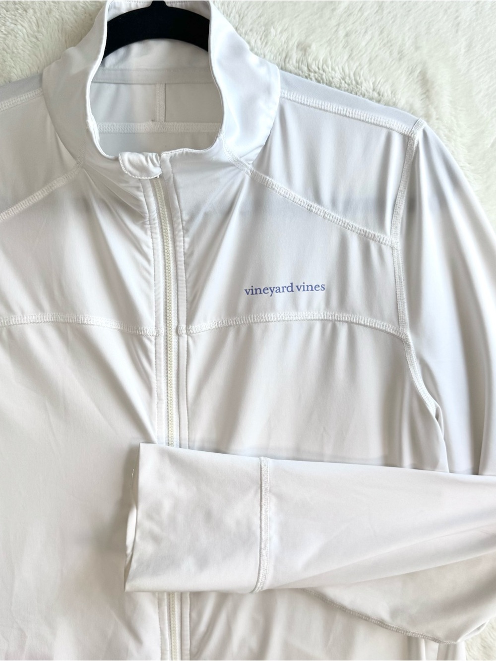 Vineyard Vines Performance Jacket Women’s‎ Medium White Stretch Golf Pickleball
